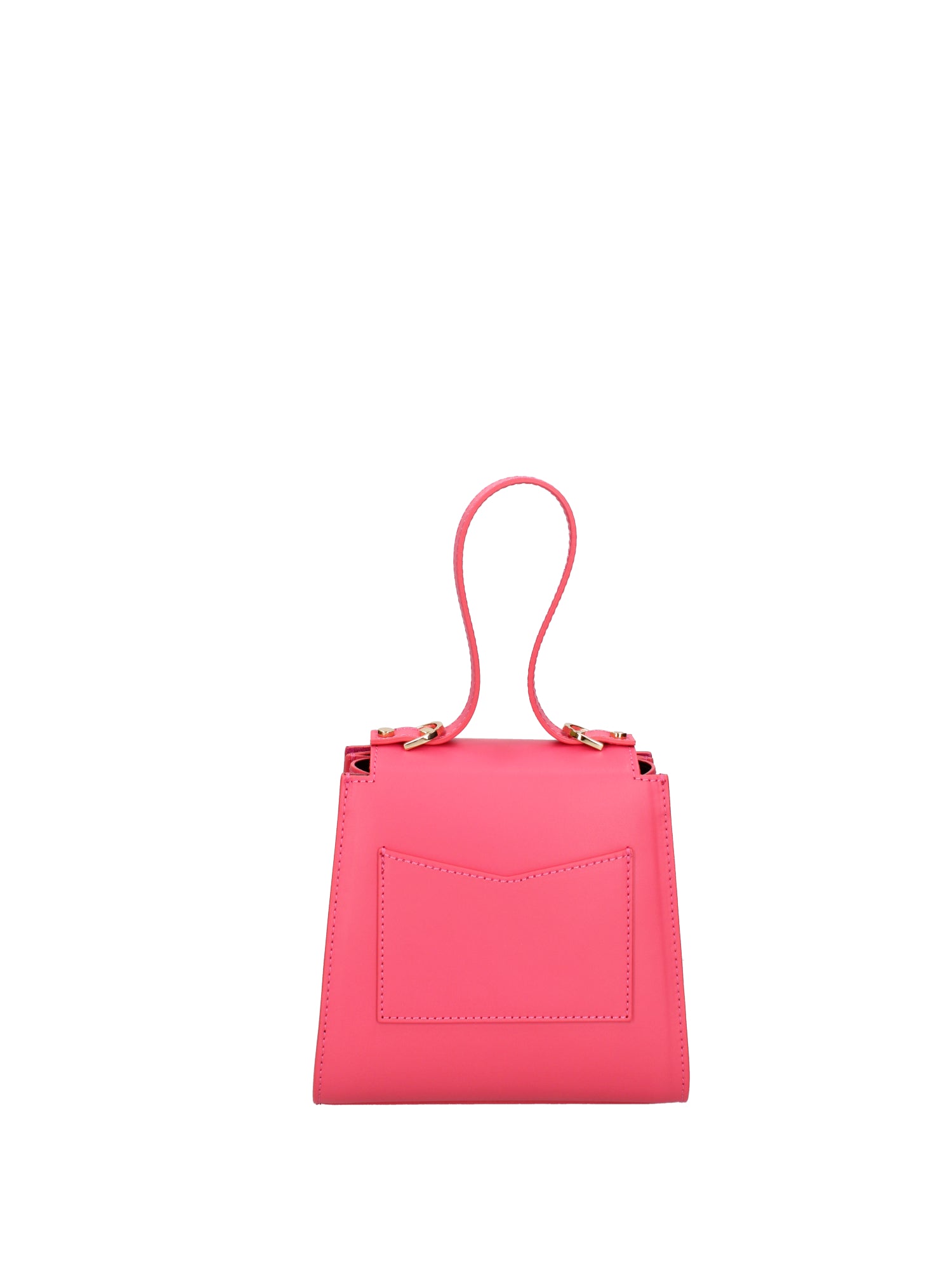 Borsa a mano da donna 100% pelle 07204-L317 FUXIA Viola Castellani