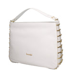 Erisia Chic Borsa a spalla da donna Vera pelle B17223-BIANCO Braccialini