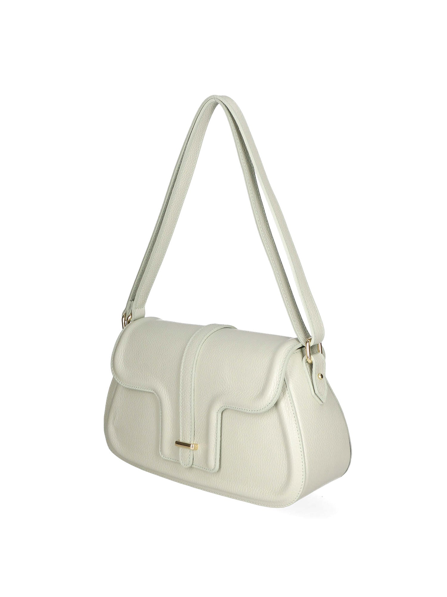 Alena Borsa a spalla da donna Vera pelle 04999-D69 BLUE GLASS Gave Lux