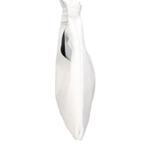 Borsa a spalla da donna 100% vera pelle 07156-BIANCO Viola Castellani