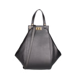 Lindsey Borsa a mano da donna 100% vera pelle 07162-D28 NERO Viola Castellani