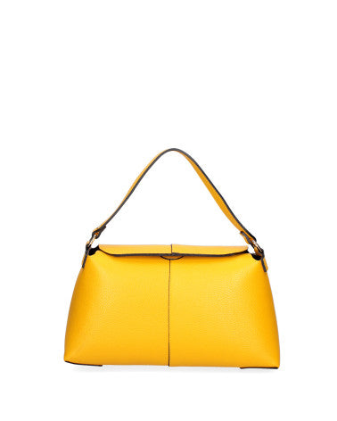 Borsa a spalla da donna Vera pelle 07154-D04 GIALLO Roberta Rossi