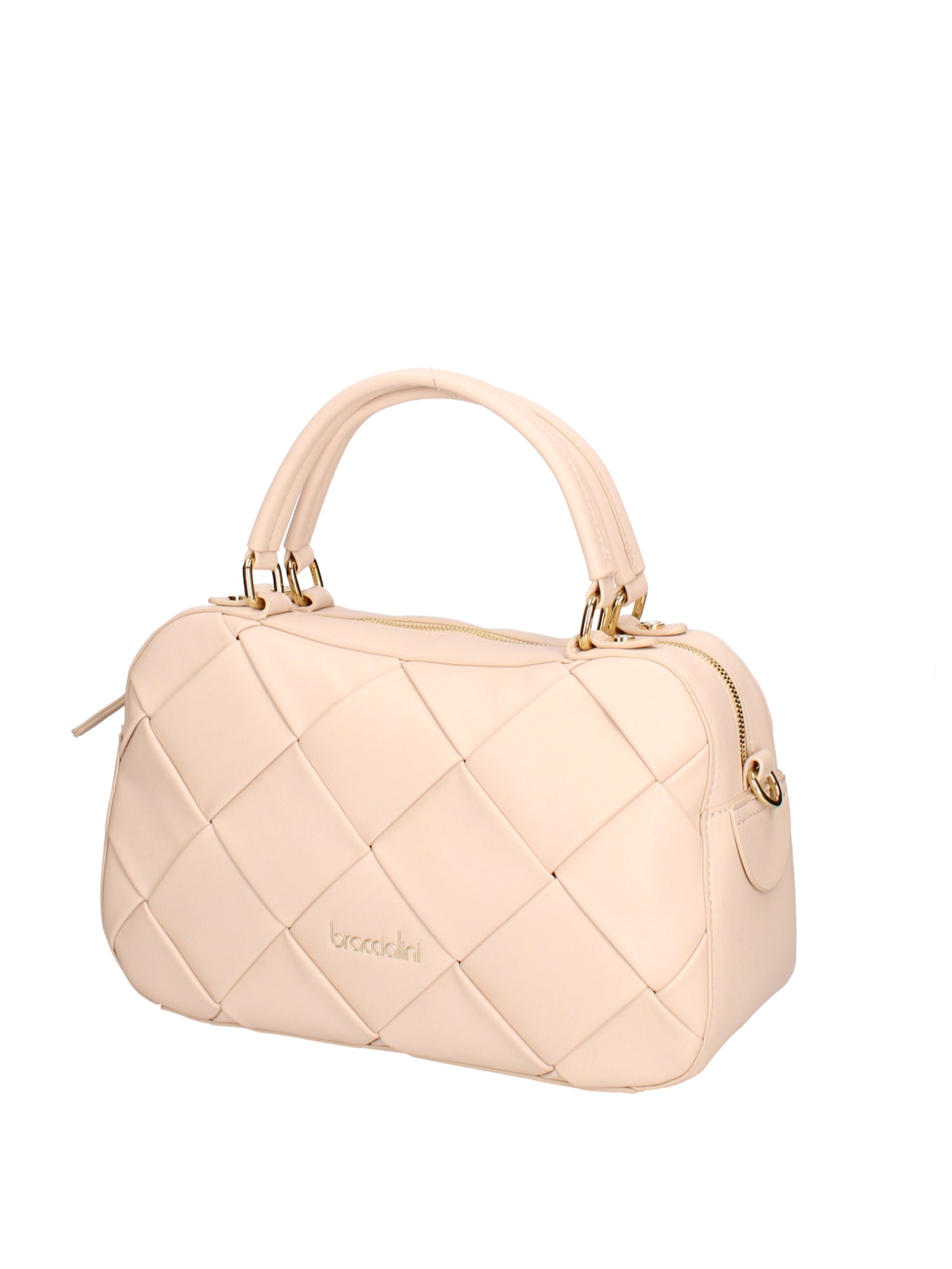 Celestia Chic Borsa a mano da donna 100% poliuretano B16560-BEIGE Braccialini