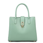 Borsa a mano da donna 100% pelle vegana PU 712-2PT-JADEGREEN Diana&co