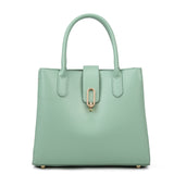 Borsa a mano da donna 100% pelle vegana PU 712-2PT-JADEGREEN Diana&co