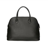 Silvana Chic Borsa a mano da donna 100% pelle 80028 5197-D28 NERO BLACK Gave Lux