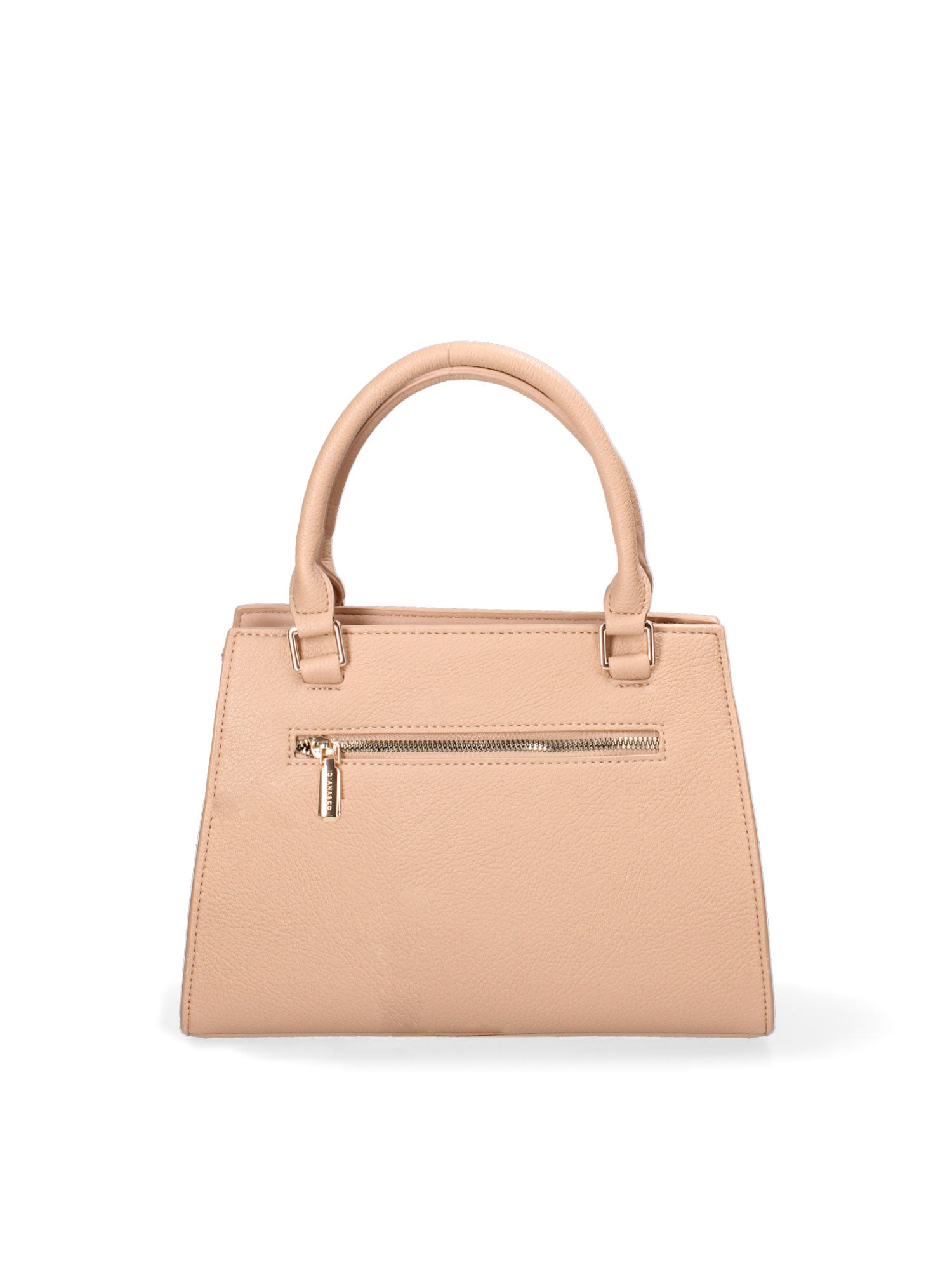 Borsa a mano da donna Ecopelle e Zip 614-2-CAMEL Diana&co