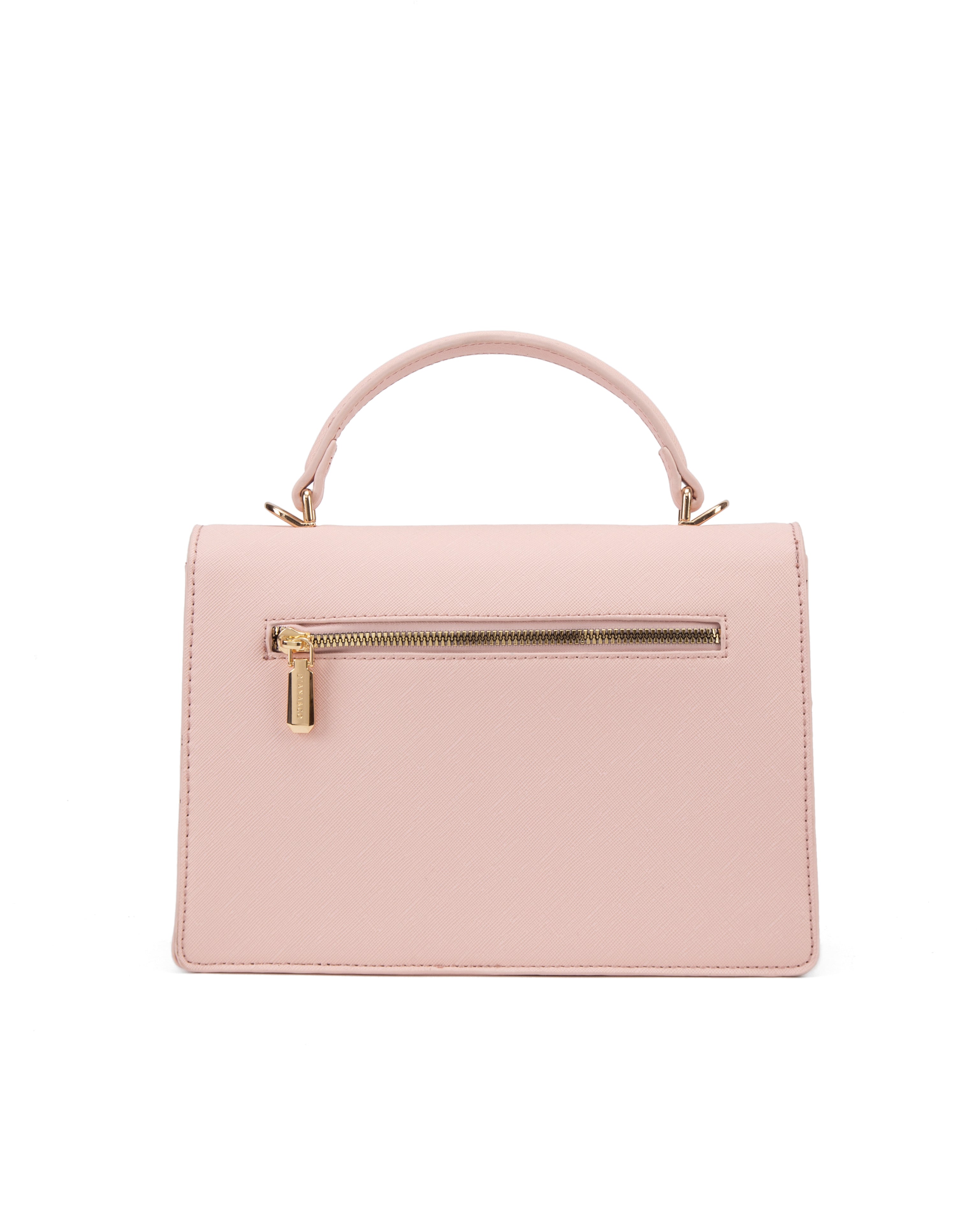 Borsa a mano da donna 100% pelle vegana PU 700-2PT-ROSE Diana&co