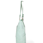 Borsa a spalla da donna Vera pelle 07312-D42 CIELO+L034 Roberta Rossi