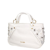 Iolara Lux Borsa a spalla da donna Vera pelle B17240-BIANCO Braccialini