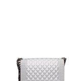 Borsa a mano donna 100% gomma FLAT PENKA M-GLACIER GRAY-SATIN CDF Marc Ellis