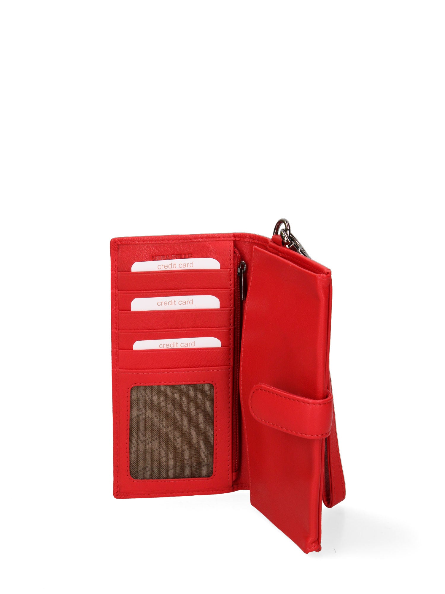 Portafoglio donna in vera pelle Casual LB7692-23-RED Laura Biagiotti