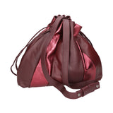 Nunzia Borsa a spalla da donna Vera pelle 576042-BORDO BORDEUX Gave Lux