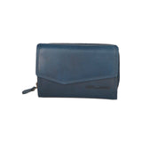 Portafoglio da uomo in vera pelle RFID HILB-13092-BLU Hill Burry