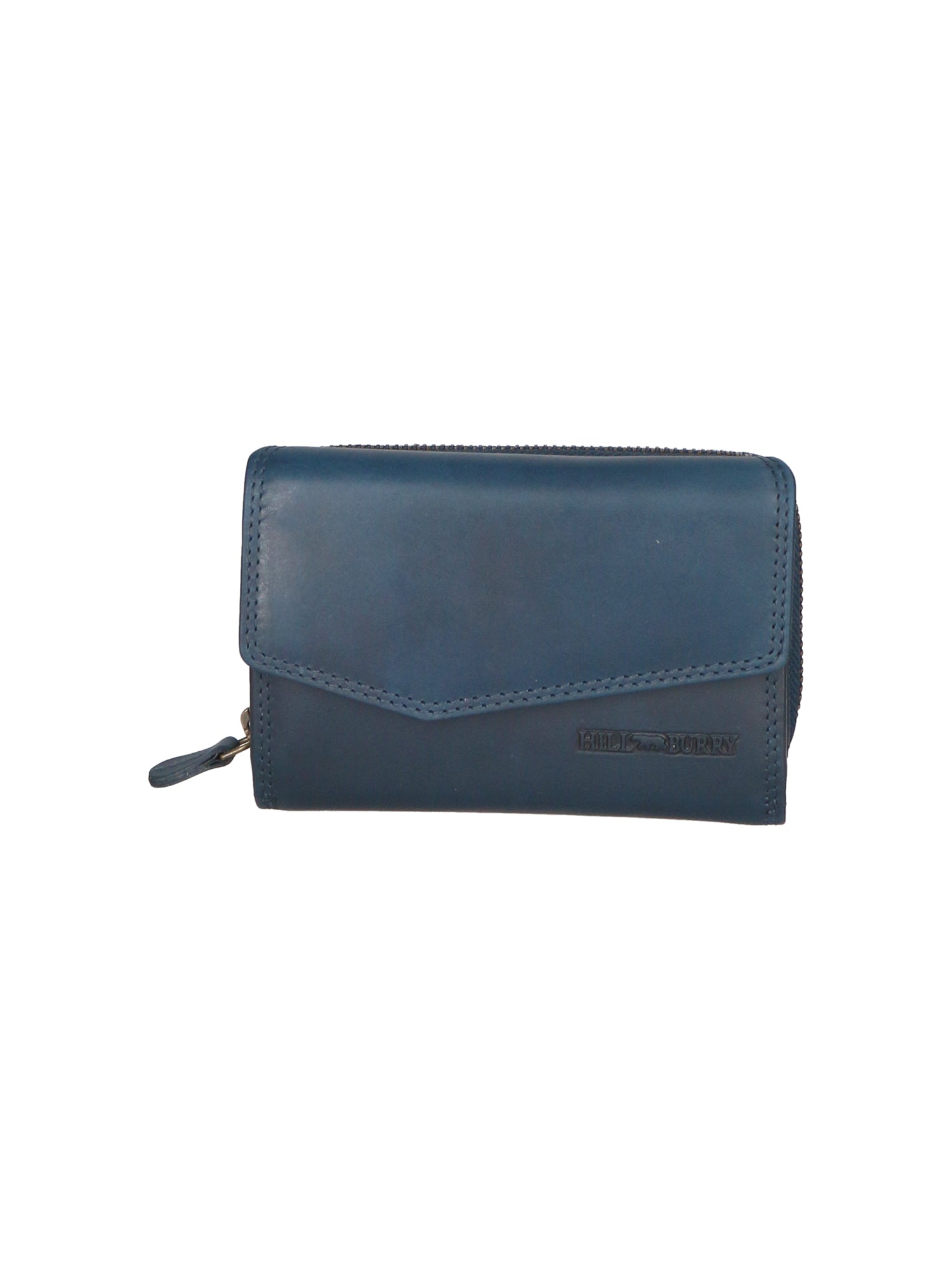 Portafoglio da uomo in vera pelle RFID HILB-13092-BLU Hill Burry