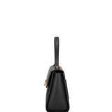 Borsa a mano da donna 100% pelle 07204-NERO Viola Castellani