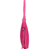 Borsa a spalla convertibile in zaino Vera pelle 07144-S02 FUXIA Roberta Rossi
