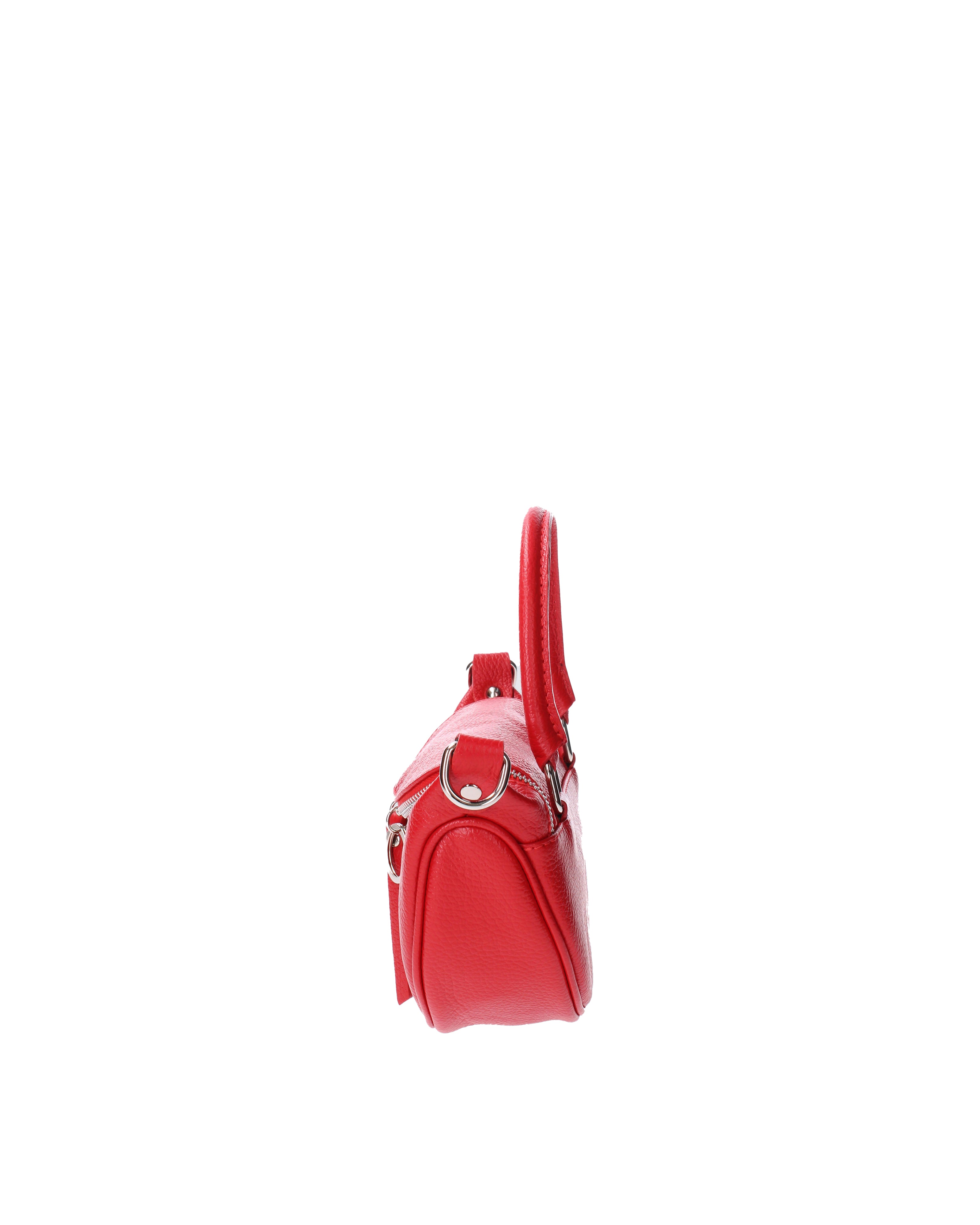 Mae Borsa a mano da donna Vera pelle 07142-D58 ROSSO FUOCO Viola Castellani