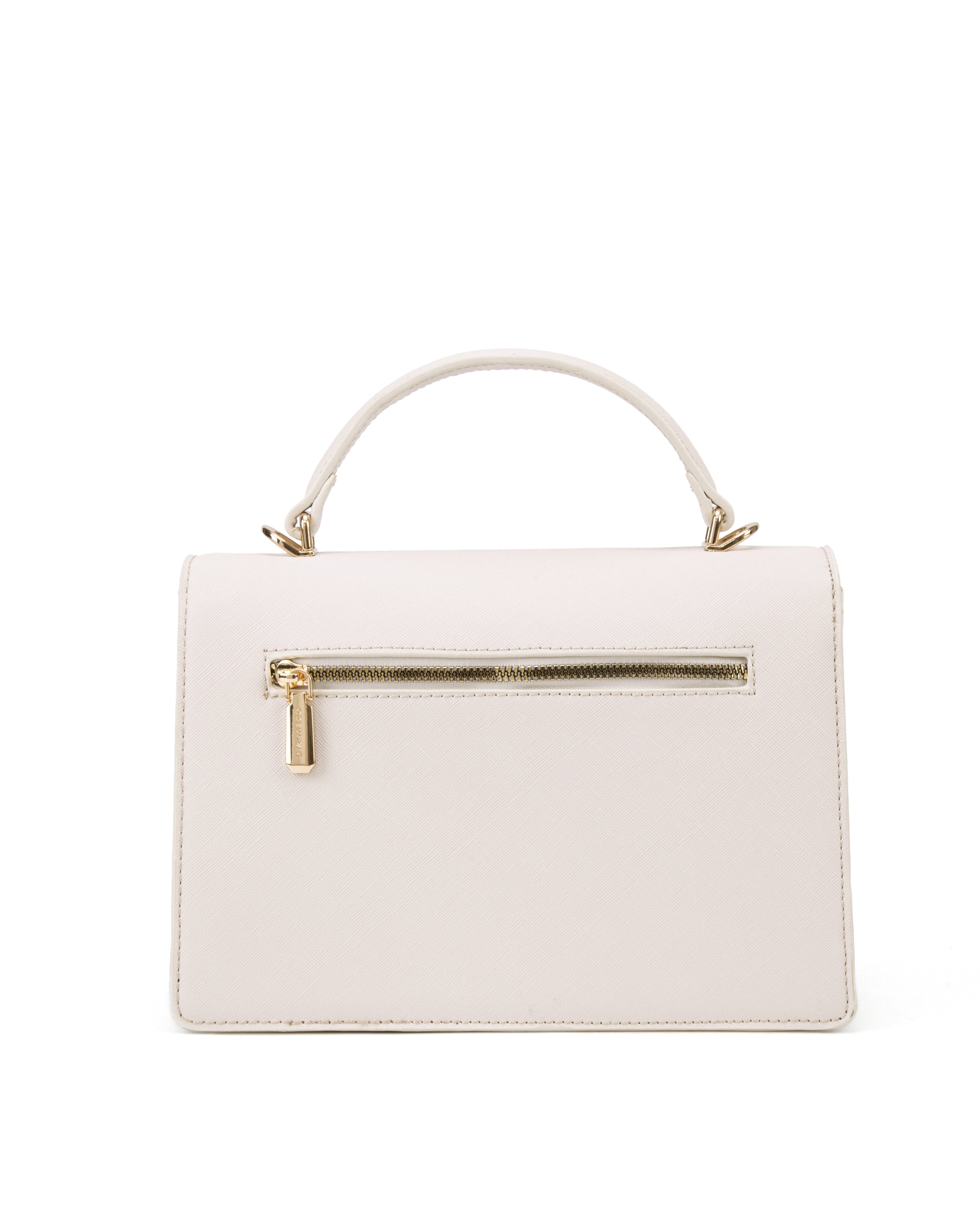 Borsa a mano da donna 100% pelle vegana PU 700-2PT-BEIGE Diana&co