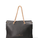 Borsa a spalla da donna Vera pelle JR-W-100-BLACK-GOLD John Richmond