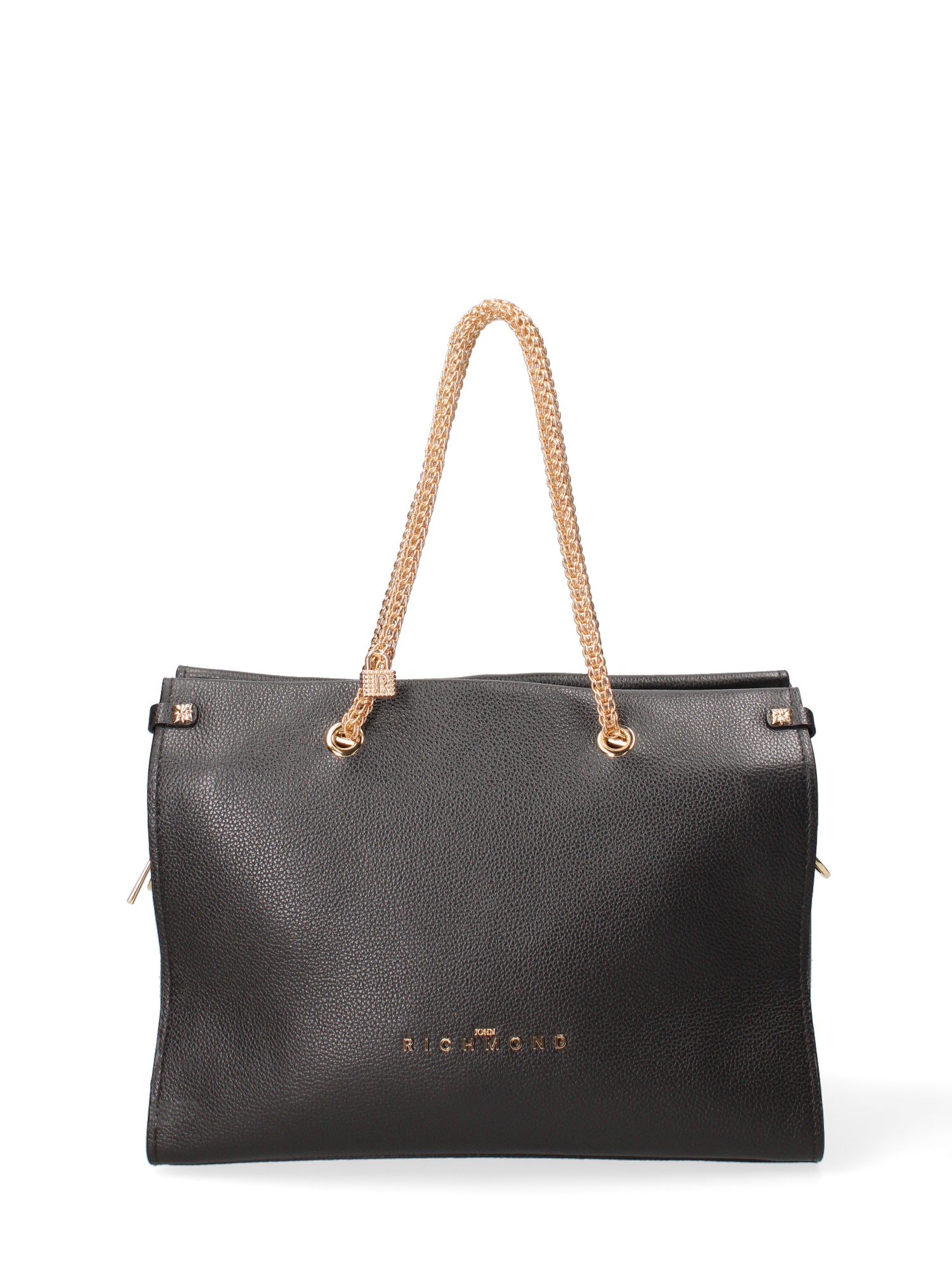 Borsa a spalla da donna Vera pelle JR-W-100-BLACK-GOLD John Richmond
