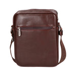 Borsa a tracolla uomo in pelle PU Casual PCL3078-COFFEE Northampton Polo Club