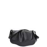 Borsa a spalla da donna Vera pelle 07152-D28 NERO Viola Castellani