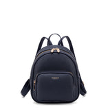 Zaino da donna in pelle vegana Casual 715-2PT-NAVY BLUE Diana&co