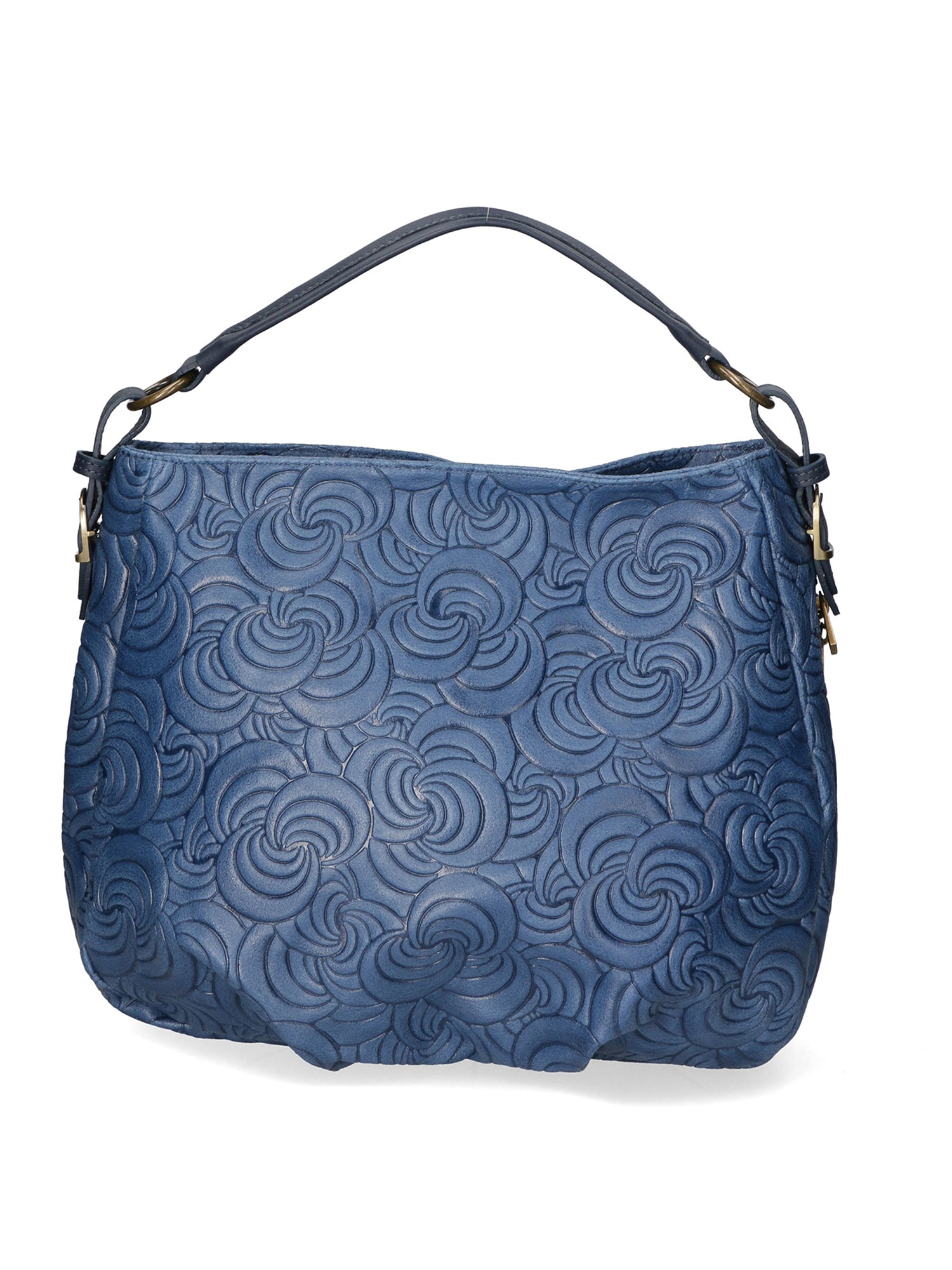 Lumelia Borsa a mano da donna Vera pelle 80013-012 BLU JEANS Gave Lux