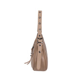 Loredana Borsa a spalla da donna Vera pelle 06548-TAUPE Gave Lux