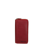 Portafoglio da uomo in vera pelle RFID HILB-3628-ROSSO Hill Burry