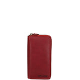 Portafoglio da uomo in vera pelle RFID HILB-3628-ROSSO Hill Burry