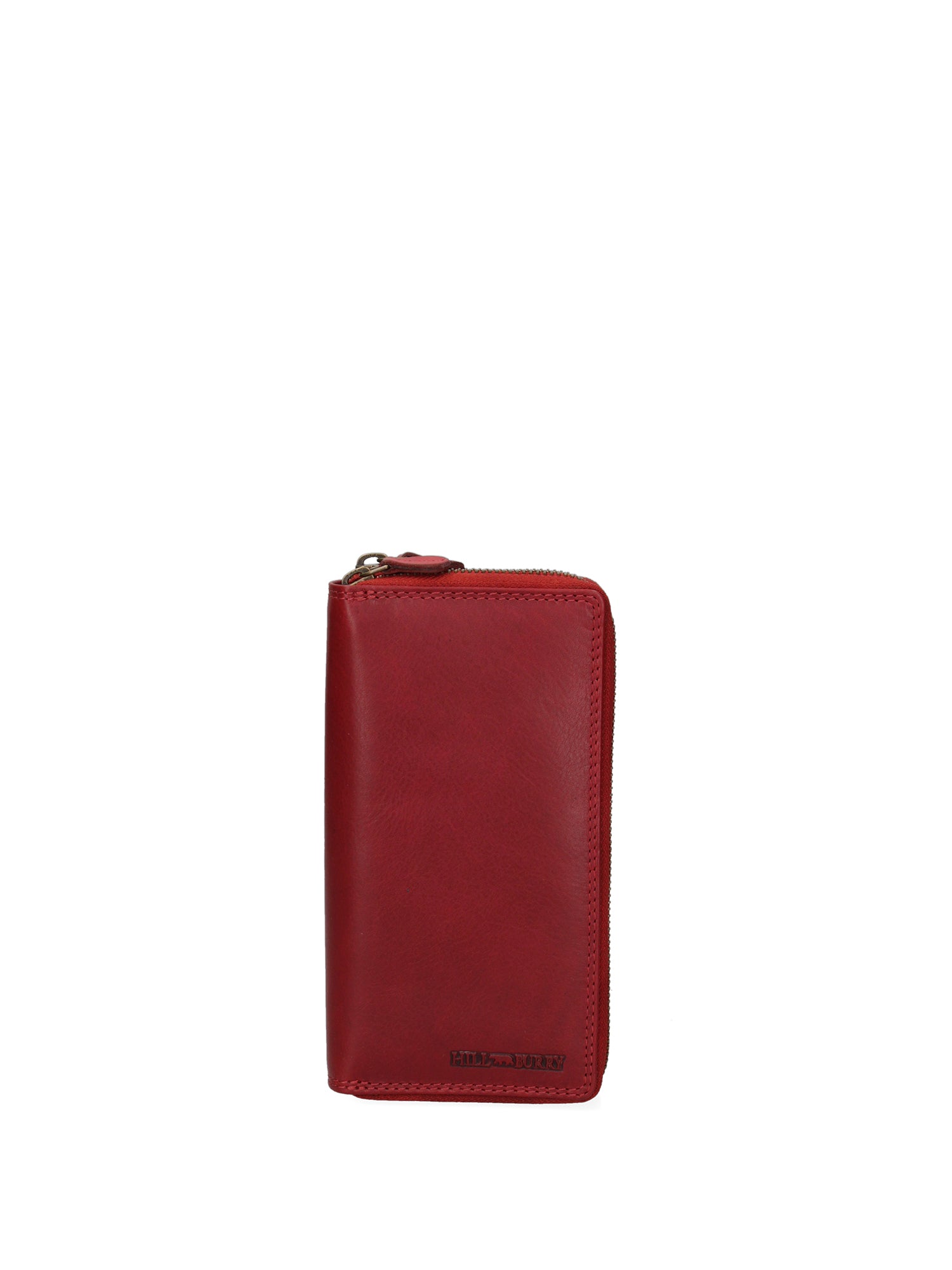 Portafoglio da uomo in vera pelle RFID HILB-3628-ROSSO Hill Burry