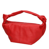 Lunaria Borsa a spalla da donna Vera pelle 06007-D58 ROSSO FERRARI Gave Lux
