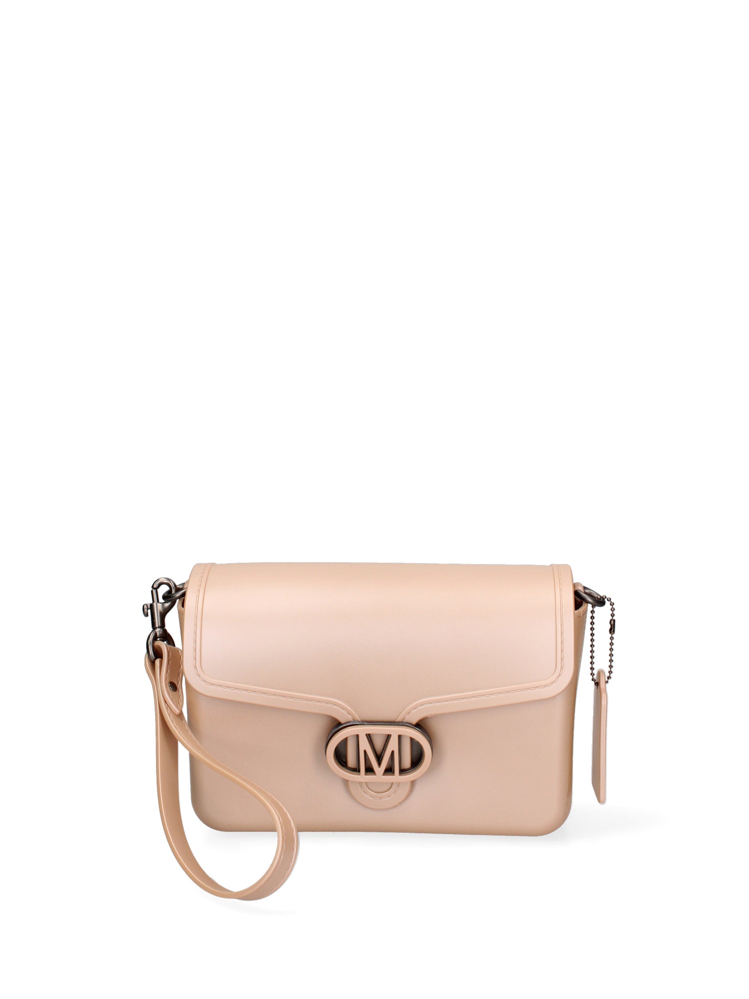 Borsa a tracolla da donna 100% PVC FLAT-BUBLE-APRICOT - SATIN CDF Marc Ellis