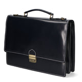 Ivo 7003-BLU Borsa da lavoro unisex in vera pelle Gave Lux