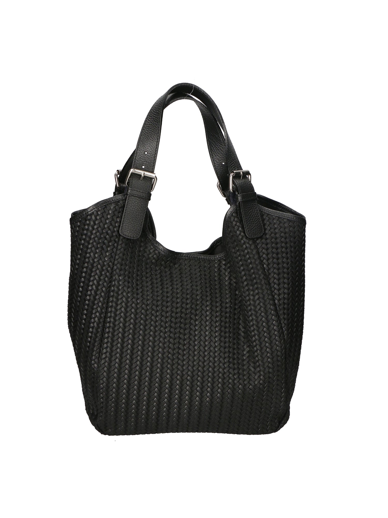 Elettra Borsa a mano da donna Vera pelle 80050-NERO Gave Lux