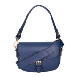Viktoria Borsa a spalla da donna Vera pelle 06526-D24 BLU JEANS Gave Lux