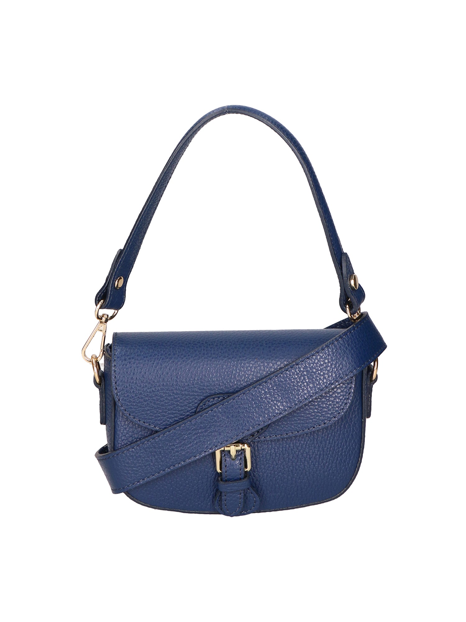 Viktoria Borsa a spalla da donna Vera pelle 06526-D24 BLU JEANS Gave Lux