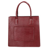 Giulia Borsa a mano da donna Vera pelle effetto cocco 468W-LU10 ROSSO SCURO Viola Castellani