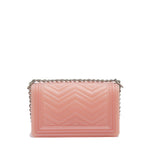 Borsa a mano da donna 100% Pvc FLAT M MANHATTAN-MAUVE + OFF SILVER Marc Ellis