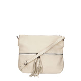 Erminia Borsa a tracolla da donna Vera pelle 80062-BEIGE Gave Lux
