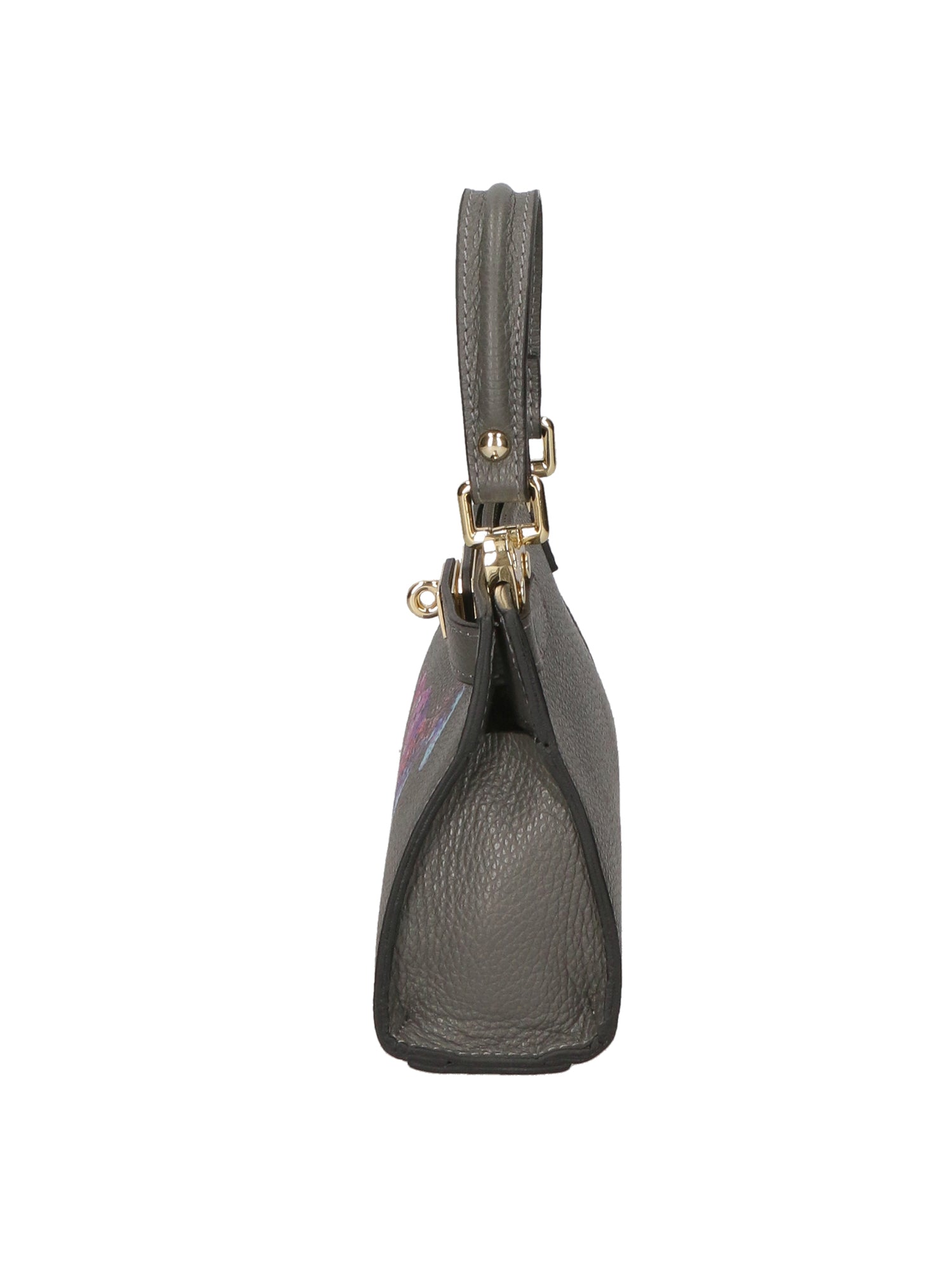 Noel Borsa a mano da donna Vera pelle 04265-D27 GRIGIO SCURO DARK GREY Gave Lux