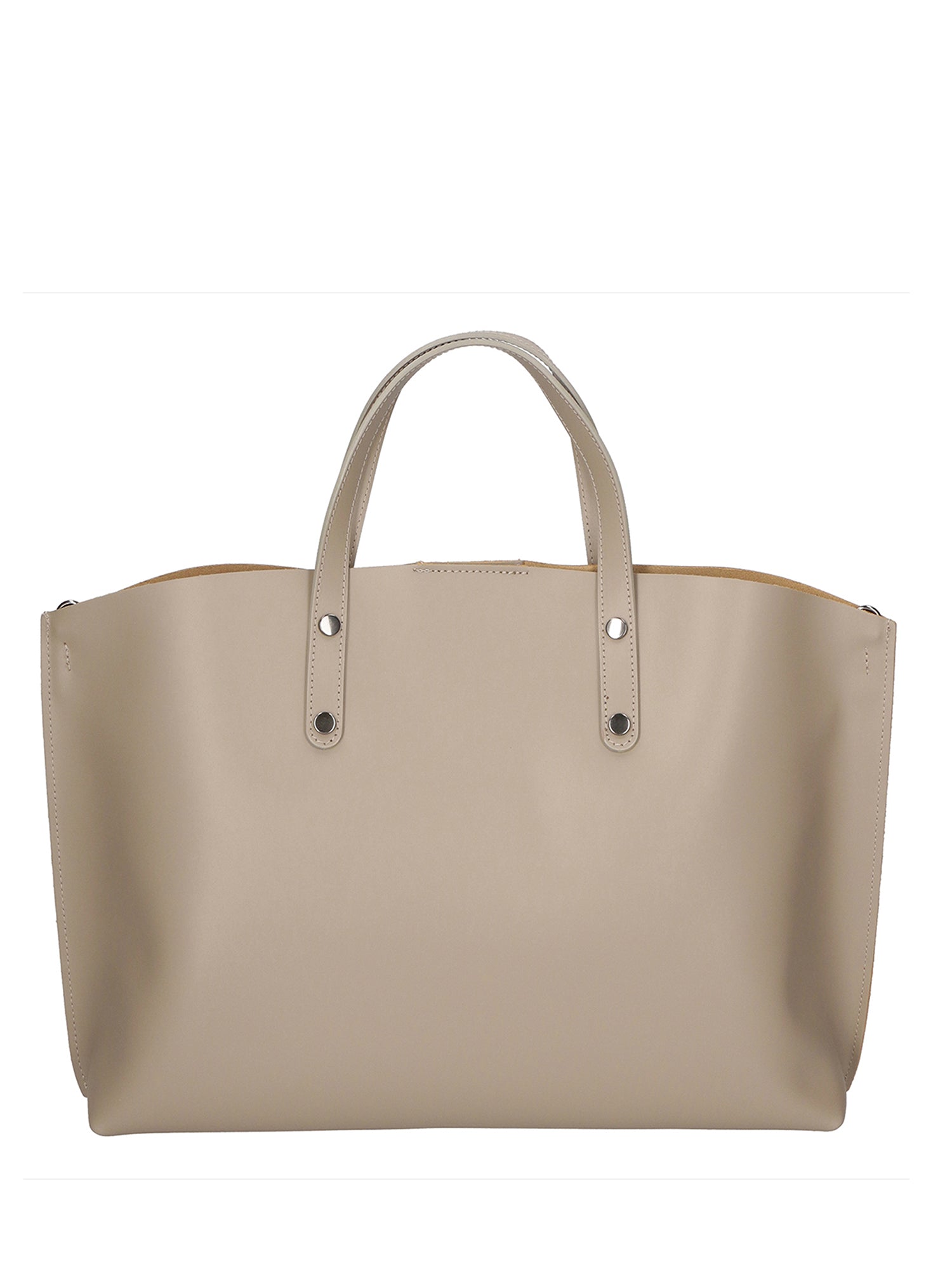Lumena Borsa a mano da donna Vera pelle 2094-L110 TAUPE Gave Lux