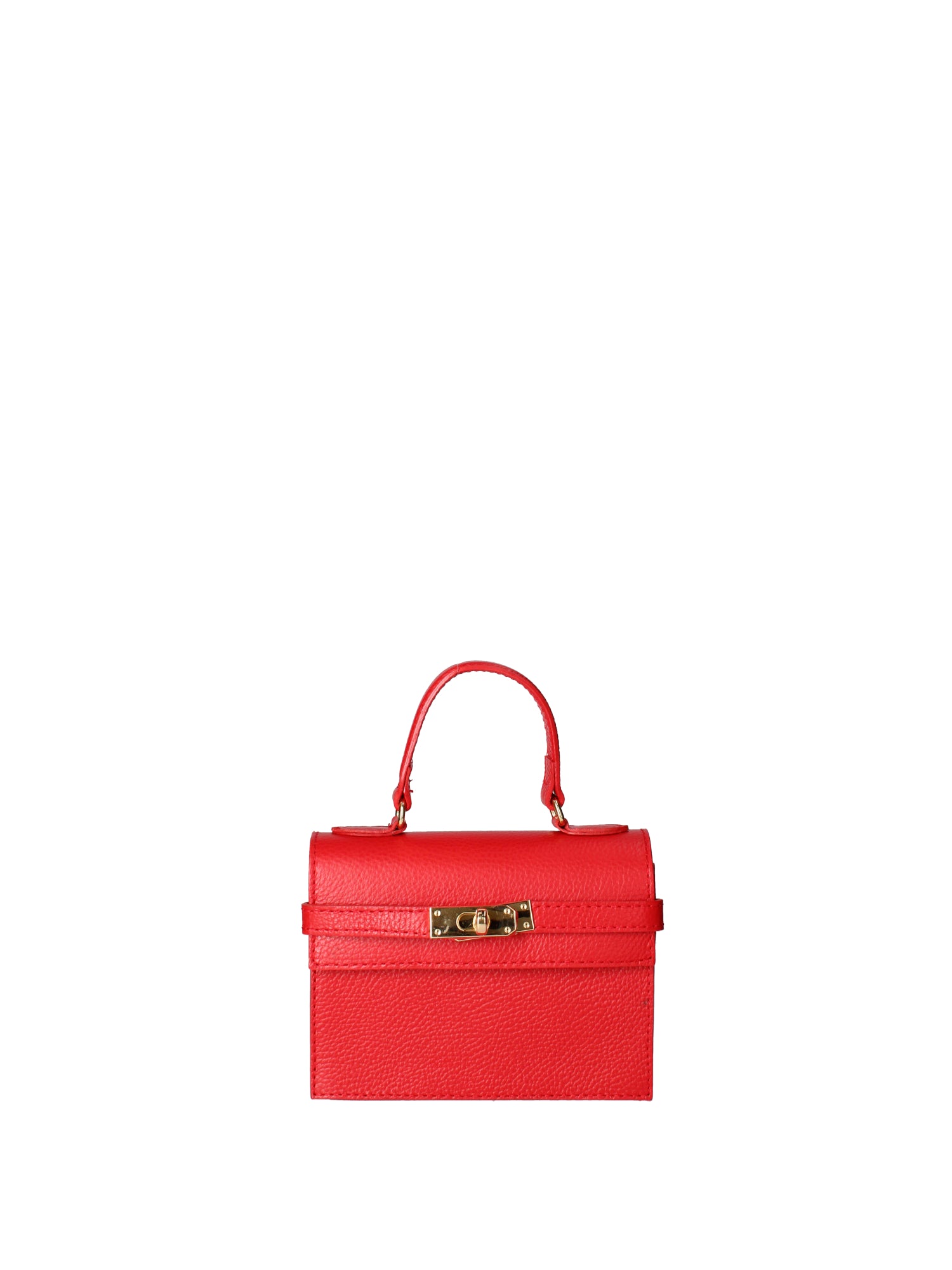 Borsa a mano da donna Vera pelle 07161-D58 ROSSO FUOCO Roberta Rossi