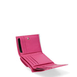 Vera pelle VS-1022-Fuxia Set portafoglio e portachiavi uomo Sergio Valentini