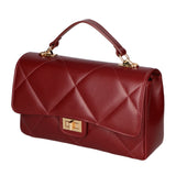Vita Borsa a spalla da donna Vera pelle 06879-S10 RUBINO Gave Lux