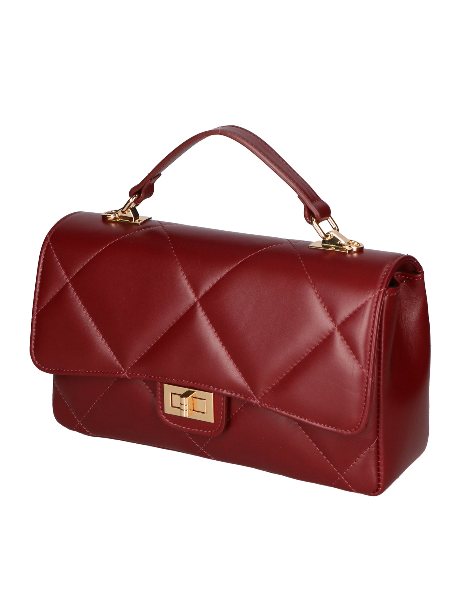 Vita Borsa a spalla da donna Vera pelle 06879-S10 RUBINO Gave Lux