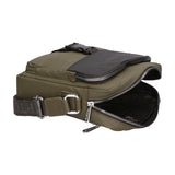 Borsa a tracolla uomo 100% PU Leather PCL3018-GREEN-BLACK Northampton Polo Club