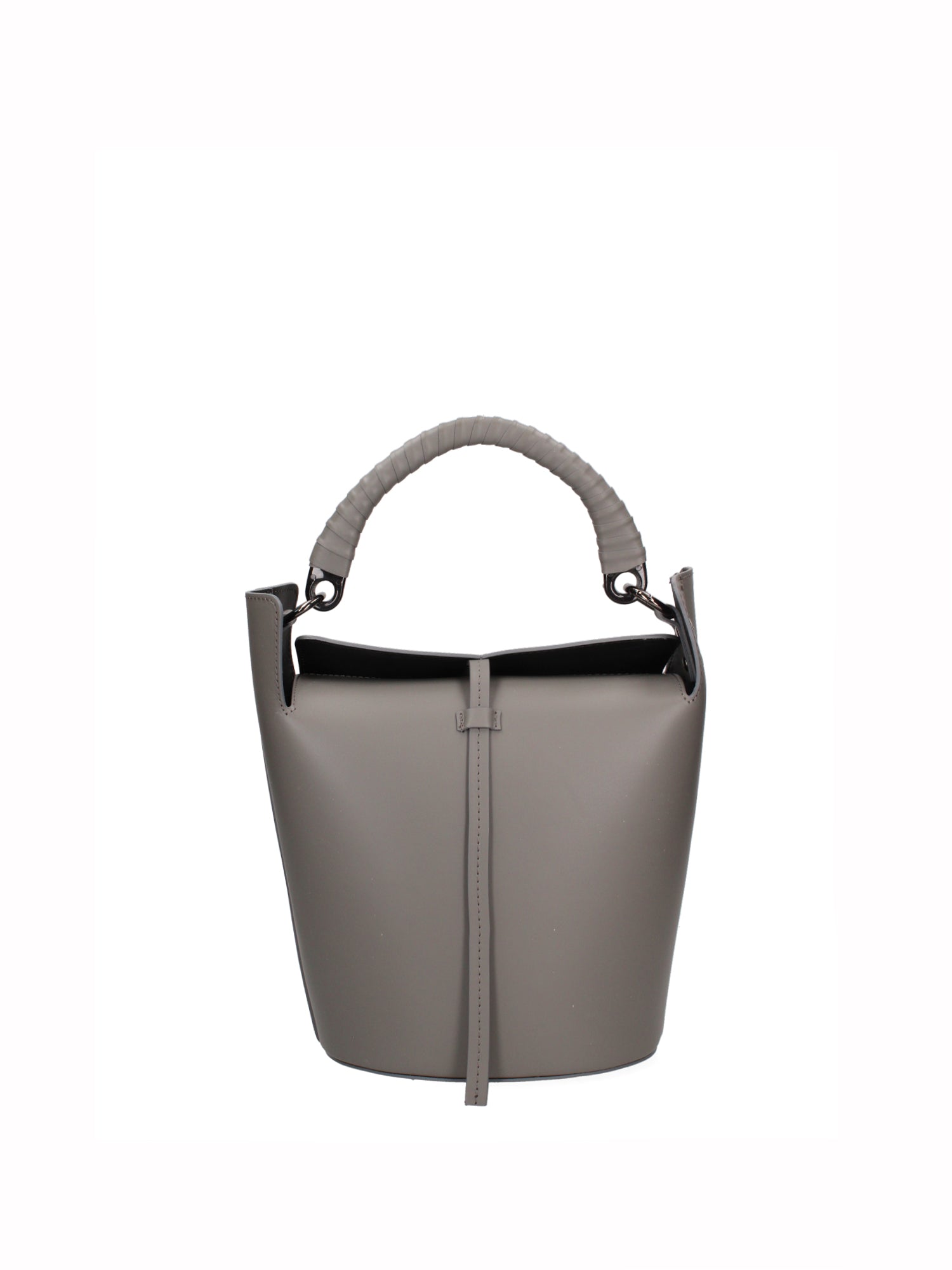 Seraphina Plus Borsa a secchiello da donna Vera pelle 6549-GRIGIO Gave Lux